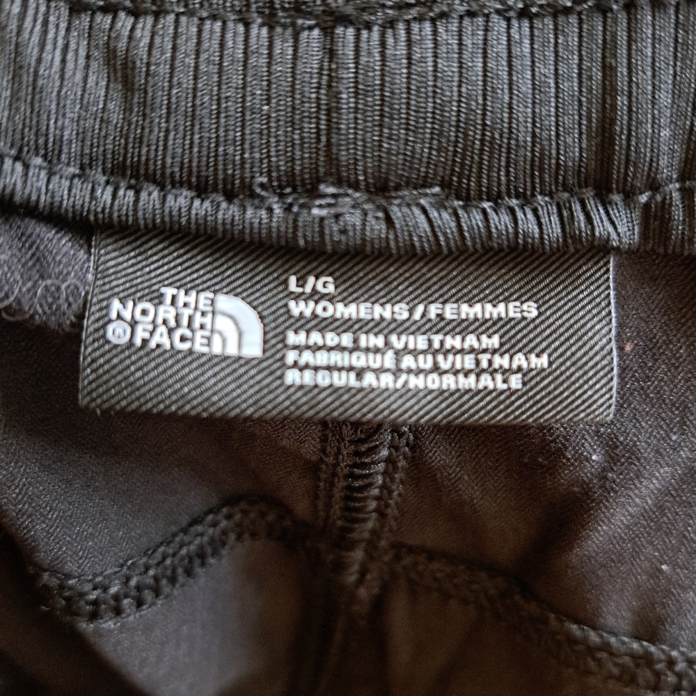North Face Womens Large Capri Dance Pants Black Loose Comfortable - Picture 4 of 4